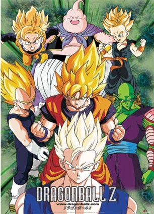 buu goten trunks vegeta gohan goku piccolo